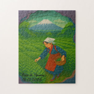 Custom Japan Travel Landscape Aesthetic mt.Fuji  Jigsaw Puzzle