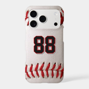 Custom Jersey Number Baseball Player Design