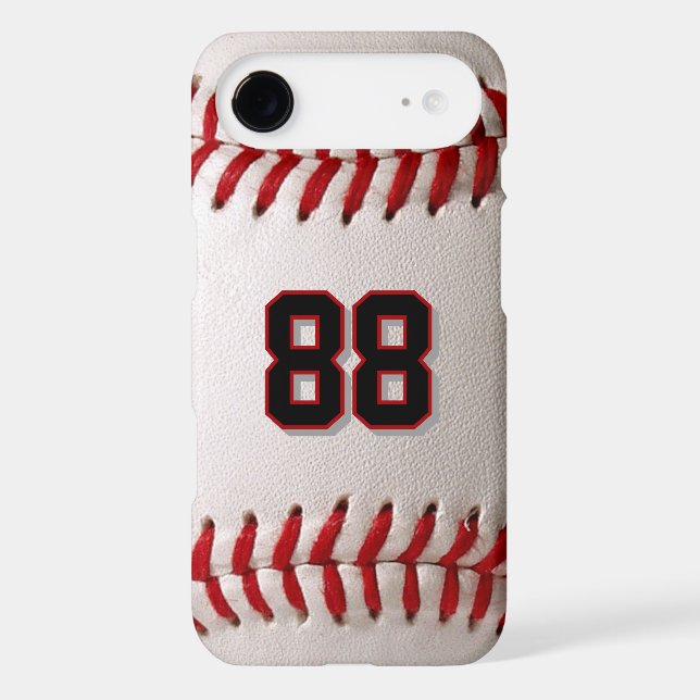 Custom Jersey Number Baseball Player Design (Back)