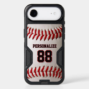 Custom Jersey Number & Name Baseball Player Design