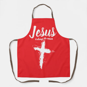 Custom Jesus Apron - Personalized Christian Gift