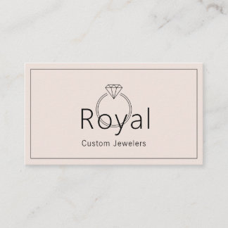 Custom Jewelers, Jewellery repair, Shop, Diamond Business Card