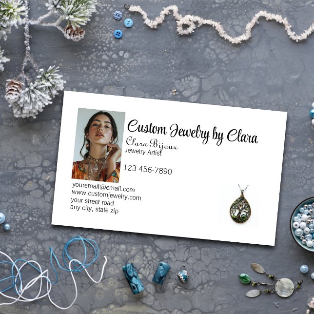 Custom Jewellery Business Card (Creator Uploaded)