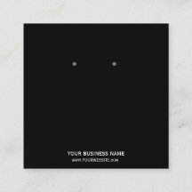 Custom Jewellery Earring Display Cards