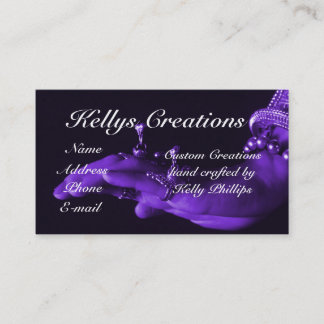 Custom Jewellery S/O customizable business card