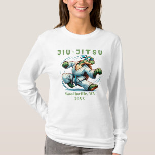 Custom Jiu-Jitsu Martial Arts Location Date Name T-Shirt