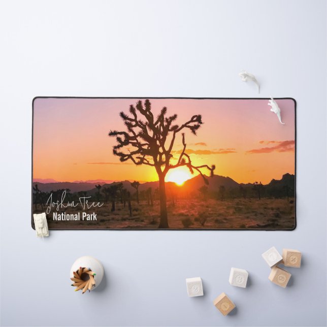 Custom Joshua Tree Sunset Desk Mat (Kids Table)