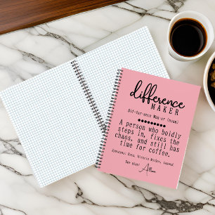 Custom Journal for Mentor & Boss Appreciation Gift