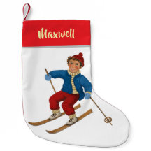 Custom Joyful Skier