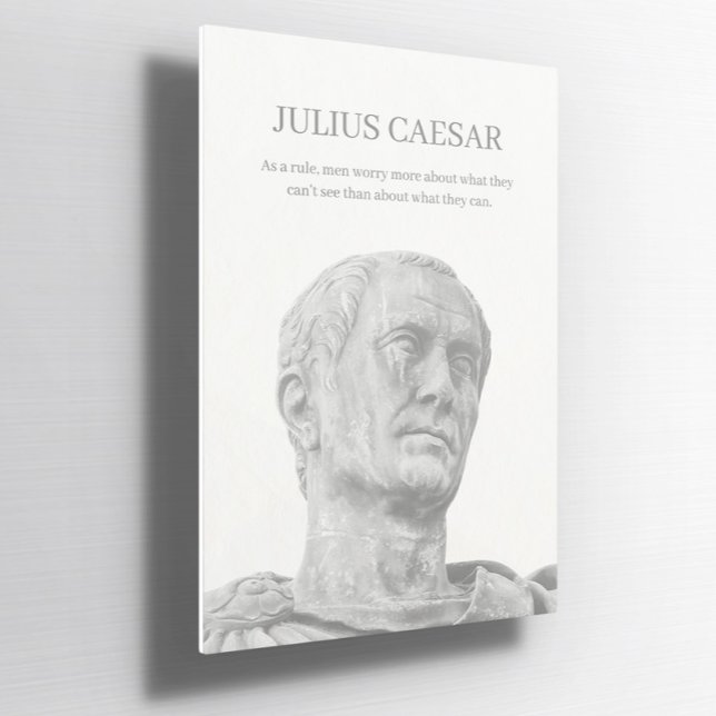 Custom Julius caesar inspirational quote Poster (Creator Uploaded)