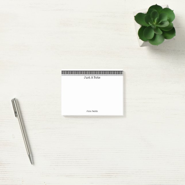 Custom Just A Note Piano Keys Post- It Notes (Office)