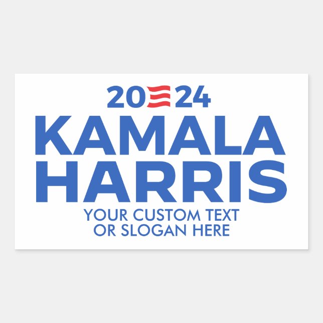 Custom Kamala Harris 2024 Sticker (Front)
