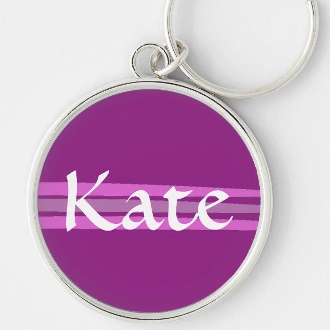 Custom Kate Keychain (Front)