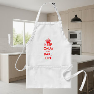 Custom Keep Calm apron   Customizable template