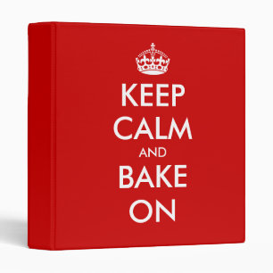 Custom Keep calm binder   Customizable template