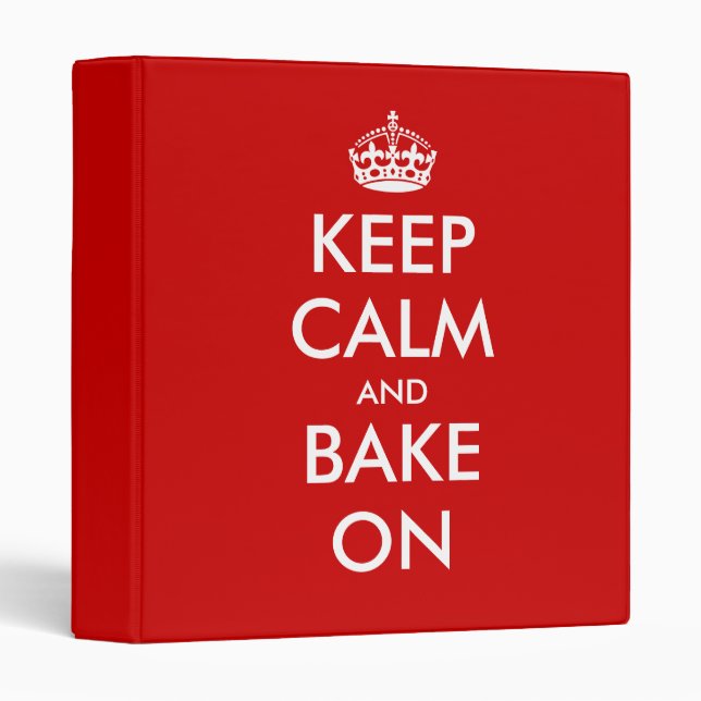 Custom Keep calm binder | Customizable template (Front/Spine)