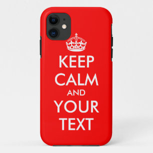 Custom Keep Calm iPhone 5 case   Customizable