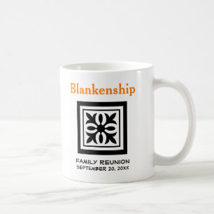 Custom Keepsake Family Reunion Crest Placeholder Coffee Mug