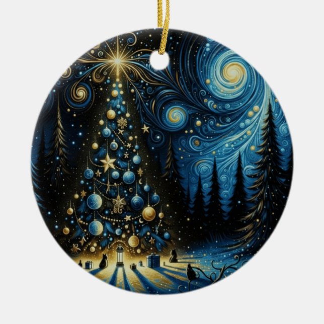 Custom Keepsake Gifts & Decor for Every Occasion Ceramic Ornament (Front)