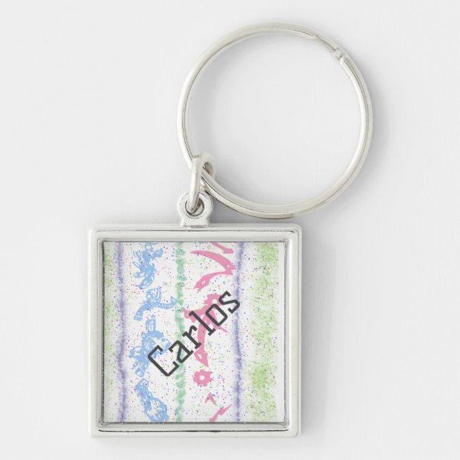 Custom Key Keychain (Front)