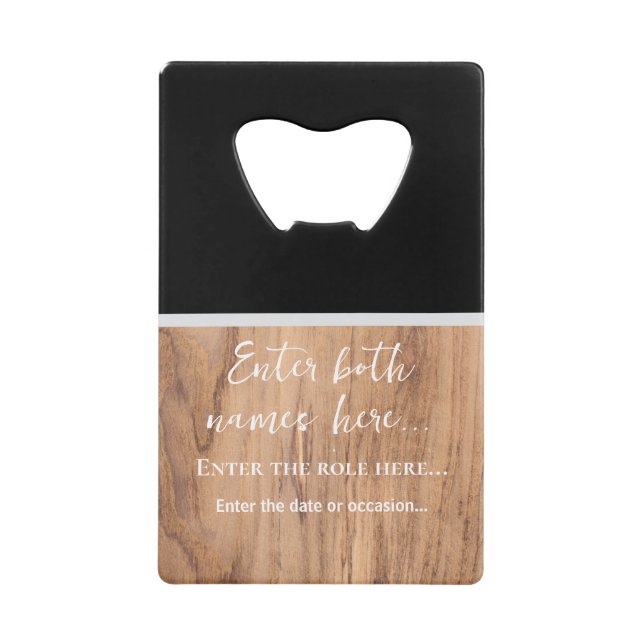  Custom Keychain Bottle Opener Credit Card Bottle Opener (Front)