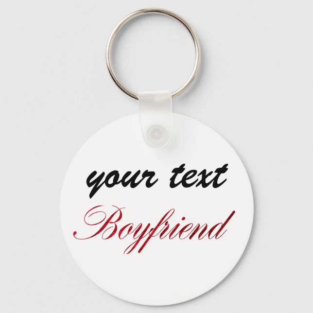 custom  keychain - boyfriend (Front)