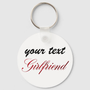 custom  keychain - girlfriend