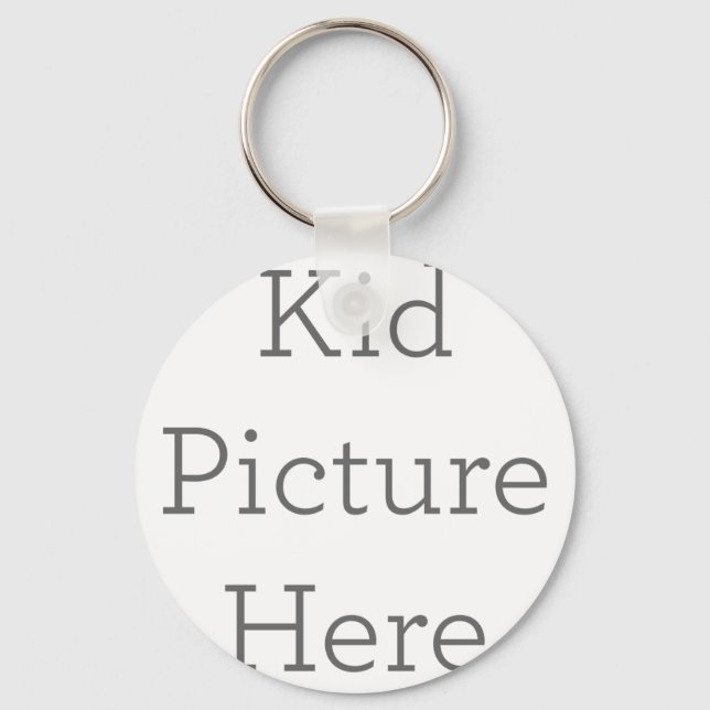 Metal Circle Keychain, 5.08 cm (Front)