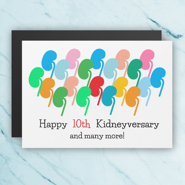 Custom Kidneyversary And Many More Magnetic Card (Creator Uploaded)