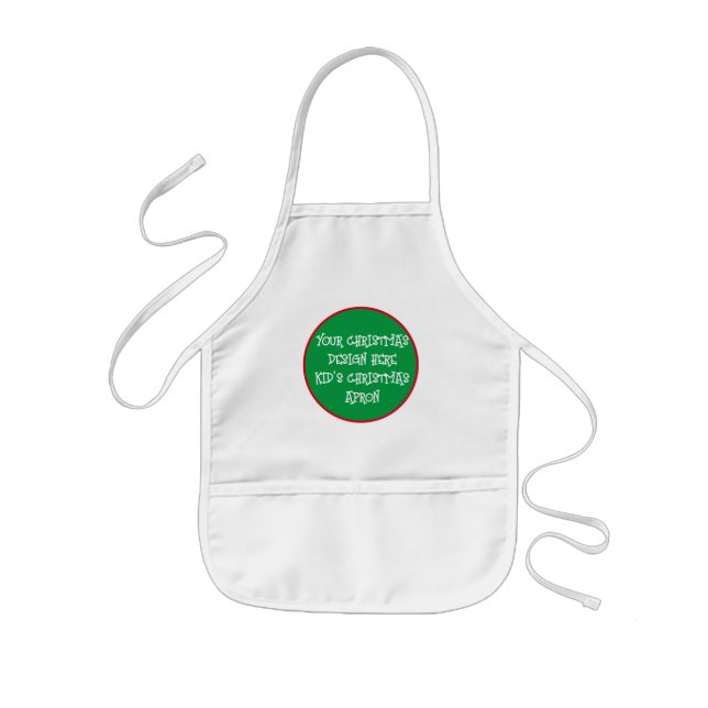 "Custom Kid's Apron – Upload Your Design (Front)