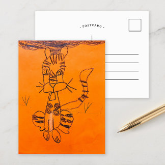 Custom Kids' Art Print Postcard