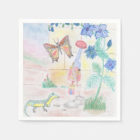 Custom Kids Artwork, Nutcracker toy, butterfly,