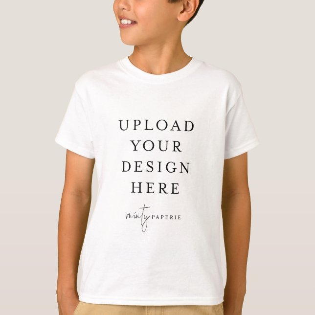 Custom Kids Basic T-Shirt - Do It Yourself (Front)