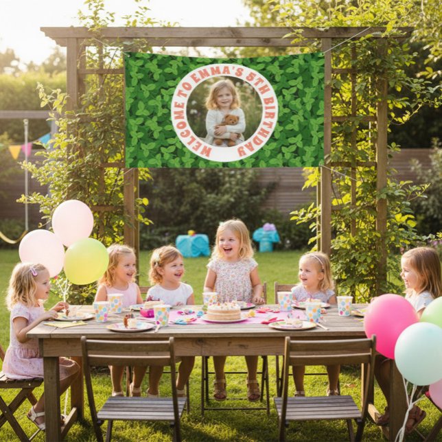 Custom Kids Birthday Banner with Photo  (Creator Uploaded)