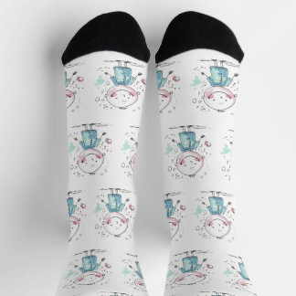 custom kids drawing socks