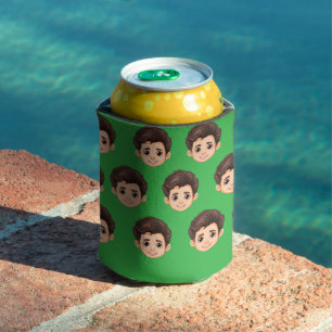 Custom kids Face Funny  Party Personalized  Can Cooler