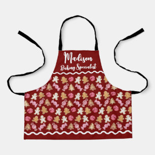 Custom Kids Holiday Baking Christmas  Apron