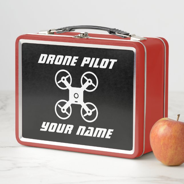 Custom kid's lunch box for little drone pilot (In Situ)