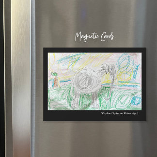 Custom Kids' Magnetic Art Cards