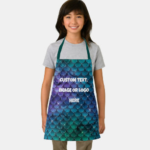 Custom Kids Mermaid Apron - Personalized & Playful