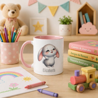 Custom kid's mug with animal design