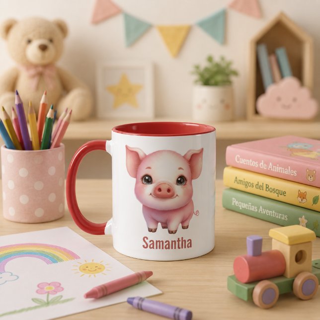 Custom kid's mug with animal design (Creator Uploaded)