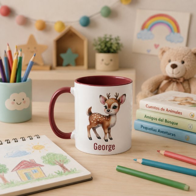 Custom kid's mug with animal design (Creator Uploaded)