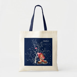 Custom Kid's Name Fun Christmas Gift Tote Bags