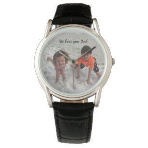 Custom Kids Photo For Dad Black Watch