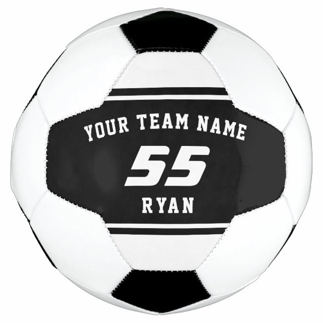 Custom Kids Soccer Ball with Team, Name, Number (Front)