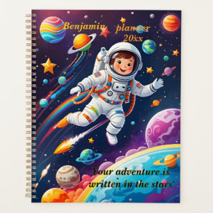 Custom Kids Space Planner Cover – "Your Adventure