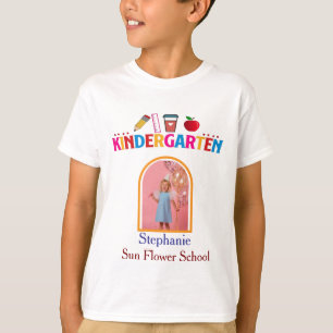 custom Kindy Graduation Bedge photo T-Shirt