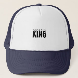 Custom King text name Caps Hats Cool Trucker