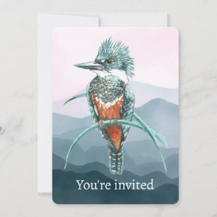 Custom Kingfisher Party Event Celebration Invitation